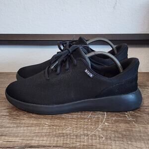 Kizik Madrid Eco Knit Men's Handsfree Comfort Shoes Size 10 Black Wide